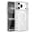 white, variant on DUEDUE Magnetic Protective Case for iPhone 17 Pro Max, Crystal Clear Orange Back Phone Cover with Enhanced Camera Guard, Anti-Yellowing Slim Fit TPU Bumper Shockproof Case, MagSafe Compatible