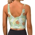 thumbnail image 3 of Kdxio Tropical Flowers Print Workout Crop Tank Top for Women Racerback Yoga Tank Tops Athletic Sports Shirts Exercise Undershirts, 3 of 9