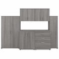 thumbnail image 2 of Universal 6 Piece Modular Closet Storage Set in Platinum Gray - Engineered Wood, 2 of 8