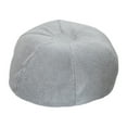 thumbnail image 2 of Emma + Oliver Large Gray Faux Sherpa Refillable Bean Bag Chair for Kids and Teens, 2 of 12