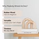 thumbnail image 2 of Objetos decorativos PEAKOLY Wood Arch para estantería y mesa, 2 of 9