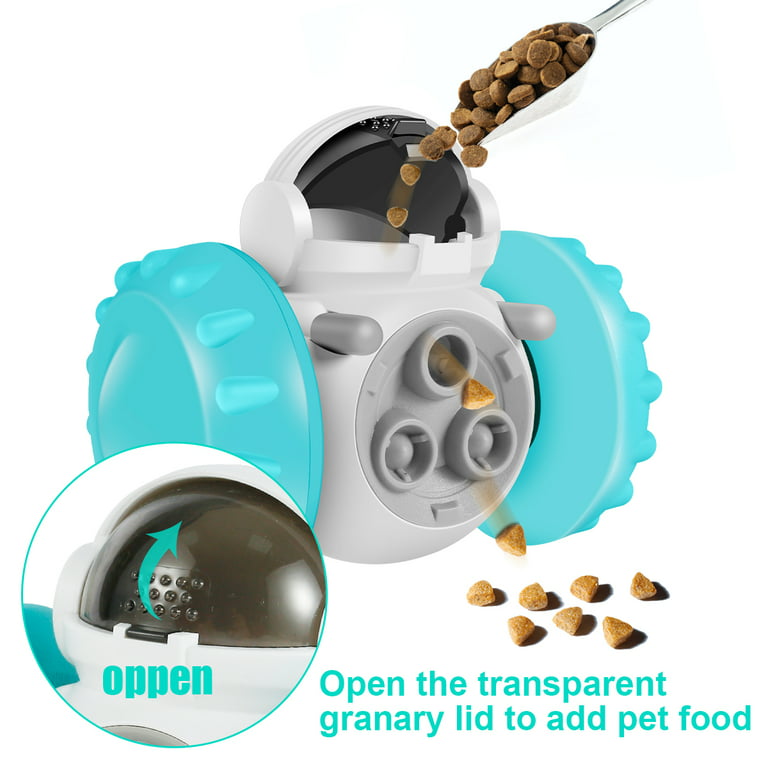 Interactive Food Toy for Dog and Cats, Pet Food Dispensor Tumbler