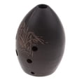 thumbnail image 1 of Artesanos 8 Agujeros de material tierra Viento Flauta Artesanal Xun coleccionable perfke Arcilla 8 agujeros Ocarina, 1 of 9