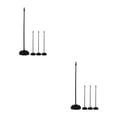 thumbnail image 3 of Hemoton 8 pcs  Flag Stand And Flag Pole Flag Stand For Home Flag Pole With Base Flag Pole Indoor Flag Holder Flag Pole Stand Base Flag Display Bracket, 3 of 8