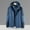 01 Blue, variant on Jackets for Men Oversized Fleece Softshell Raincoats Color Block Long Sleeve Rain Jackets Men's Light Weight Cycling Jacket Windbreaker Waterproof Rain Coats with Pockets