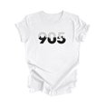 thumbnail image 1 of 905 Hamilton Ontarion Canada Code Régional Skyline de la Ville Cadeau - T-Shirt Unisexe - Inspired X, 1 of 1