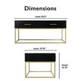 thumbnail image 3 of Tommy Hilfiger Ellias Coffee Table Black and Gold, 3 of 9