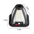 thumbnail image 3 of Solar Wall Lantern Lights Outdoor Motion Sensor, Wall Mounted Concise Front Porch Decorative Sconces Lamp Remote Control，Land Insertion 3 Kind Lighting Modes, 3 of 9