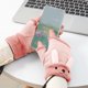 thumbnail image 5 of Guantes con calefacción de invierno Biking Cálido Mittens USB Indoor al aire libre Tamaño sin aislado térmico Suministros para el hogar Pink, 1 par Inevent HA011726-01, 5 of 7