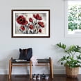 thumbnail image 3 of Art.com Floral Simplicity Art Print by Silvia Vassileva, Brown Frame Wall Art, 44" x 32", 3 of 5