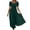 03-Green, variant on Atogsazn Women Square Neck Puff Sleeve Dress Smocked Tiered Maxi Dresses Flowy Ruffle A-Lined Sundress Army Green XXL Fashion