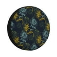 thumbnail image 1 of Fotbe Sunflowers Funda de Llanta de Repuesto con Estampado, Engrosada, Ajuste Universal para Jeep, Remolque, RV, SUV, Camión-17 inch, 1 of 6
