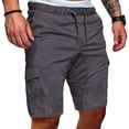 thumbnail image 5 of Nituyy Mens Shorts Summer Elasticated Waist Sports Joggers Pants with Pockets, 5 of 6