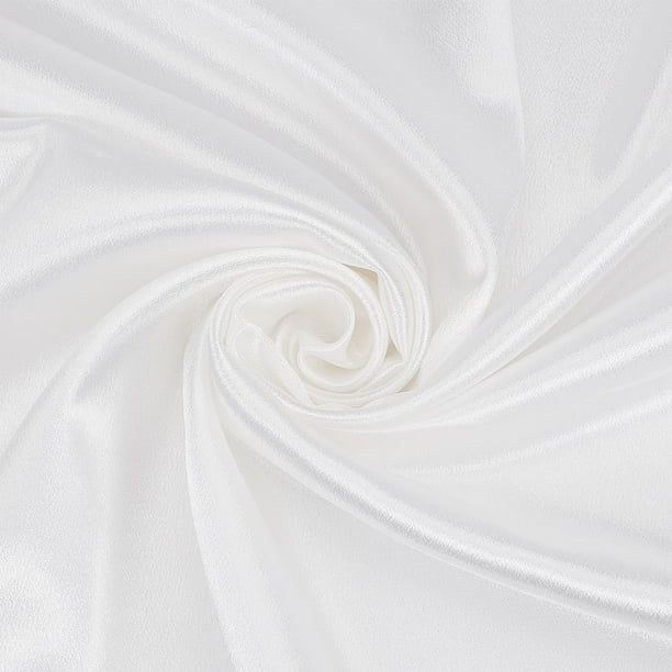 Fondo de fotografía de satén blanco de 4,9 x 3,2 pies, material de poliéster de seda, tela sin costuras.
