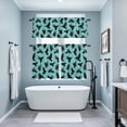 thumbnail image 3 of Halloween Kitchen Curtains Sets for Windows 36 Inch Length, Blue Black Animal Crow Fall Holiday Rod Pocket Window Treatments Tier Curtains and Valances Set for Bedroom/Bathroom, 3 of 8