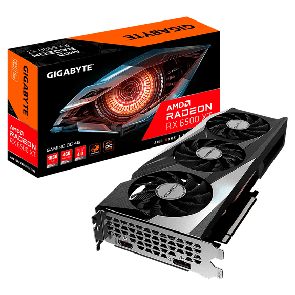 Tarjeta de Video GIGABYTE Radeon RX 6500 XT GAMING OC 4G