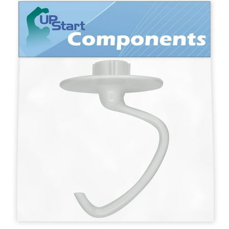 

K45DH Dough Hook Replacement for KitchenAid 5KSM150PSITG4 Mixer - Compatible with WPW10674618 Dough Hook - UpStart Components Brand