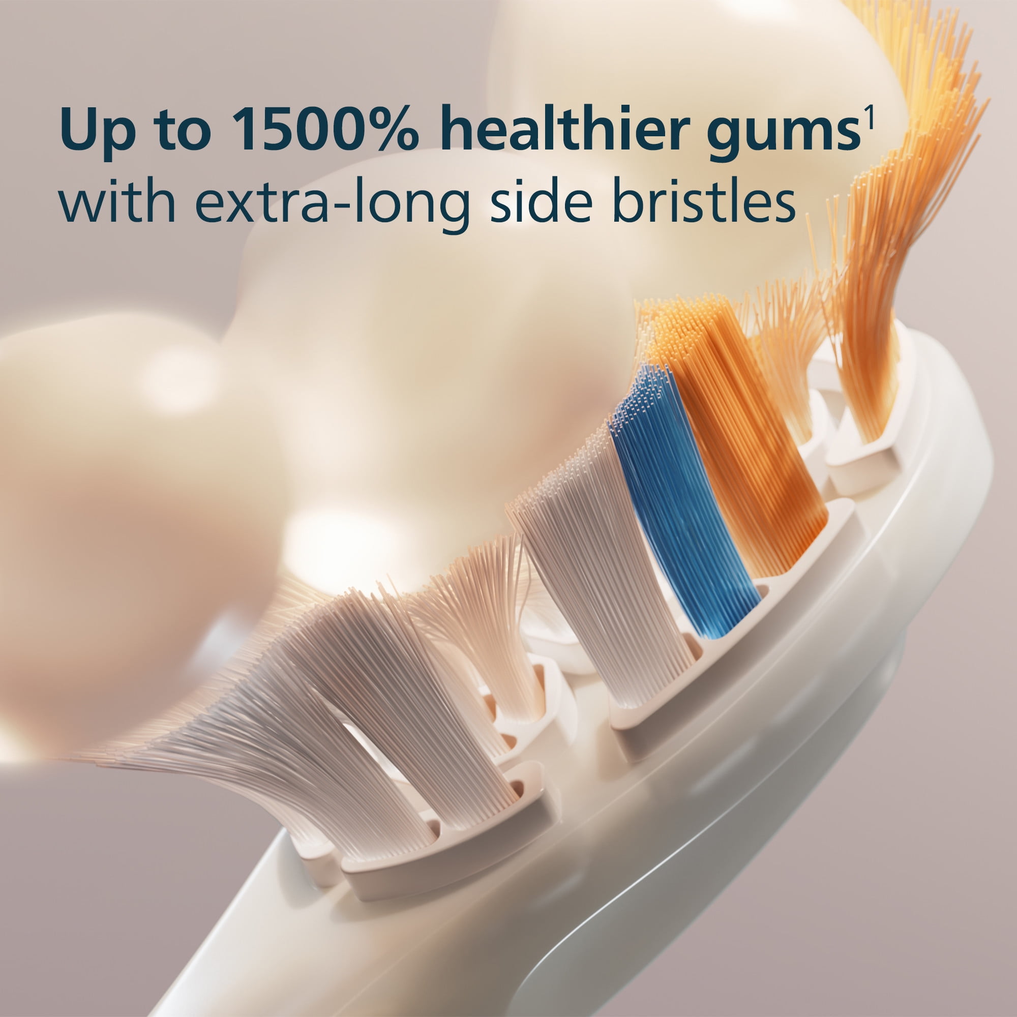 Philips Sonicare A3 All-In-One - Genuine Replacement Electric Toothbrush Heads, White, 2 Pack, HX9092/77