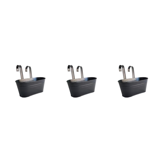 Naiovety Maceta colgante universal: adecuada para cualquier tipo de planta para espacios pequeños Macetas colgantes negro 28 * 13 * 12 * 22.5 * Type1 NO1