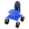 thumbnail image 3 of Rolling Gardening Seat, Height Adjustable Garden Work Seat with Wheels, Heavy Duty Garden Tool Cart with Storage Tray for Seniors Yard Patio Work, 330 Lbs Capacity, 3 of 7