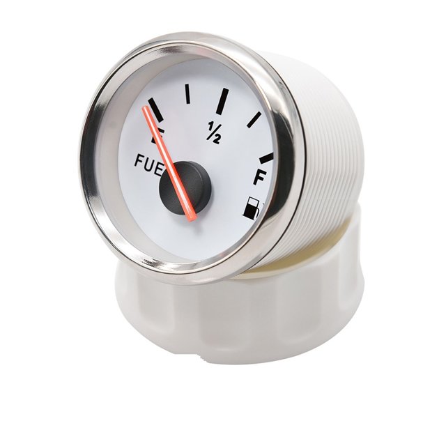 52MM Fuel Level Gauge With Fuel Level Sensor 100MM 125MM 150MM 200MM 250MM 400MM 0-190ohm Oil Liquid Tank Fuel Level Indicator ,Easy Setup
