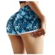 thumbnail image 3 of Gibobby Falda Shorts Mujer Pantalones Leggings Strethcy Short Stretch Impresión Cintura Yoga Mujeres High Sport Yoga Pantalones(Azul, XL), 3 of 5