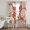 Red, Rust, Cream, variant on Yellow Conch Coastal Sheer Curtains 72 Inch Length 2 Panels Set, Nautical Summer Starfish Shell Coral Voile Window Treatment Rod Pocket Curtains Sheers for Bedroom/Living Room/Kitchen 52"x72"x2