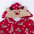 thumbnail image 4 of FOCUSNORM Family Matching Christmas Deer Printed Pajamas Hoodie With Hood, 4 of 6