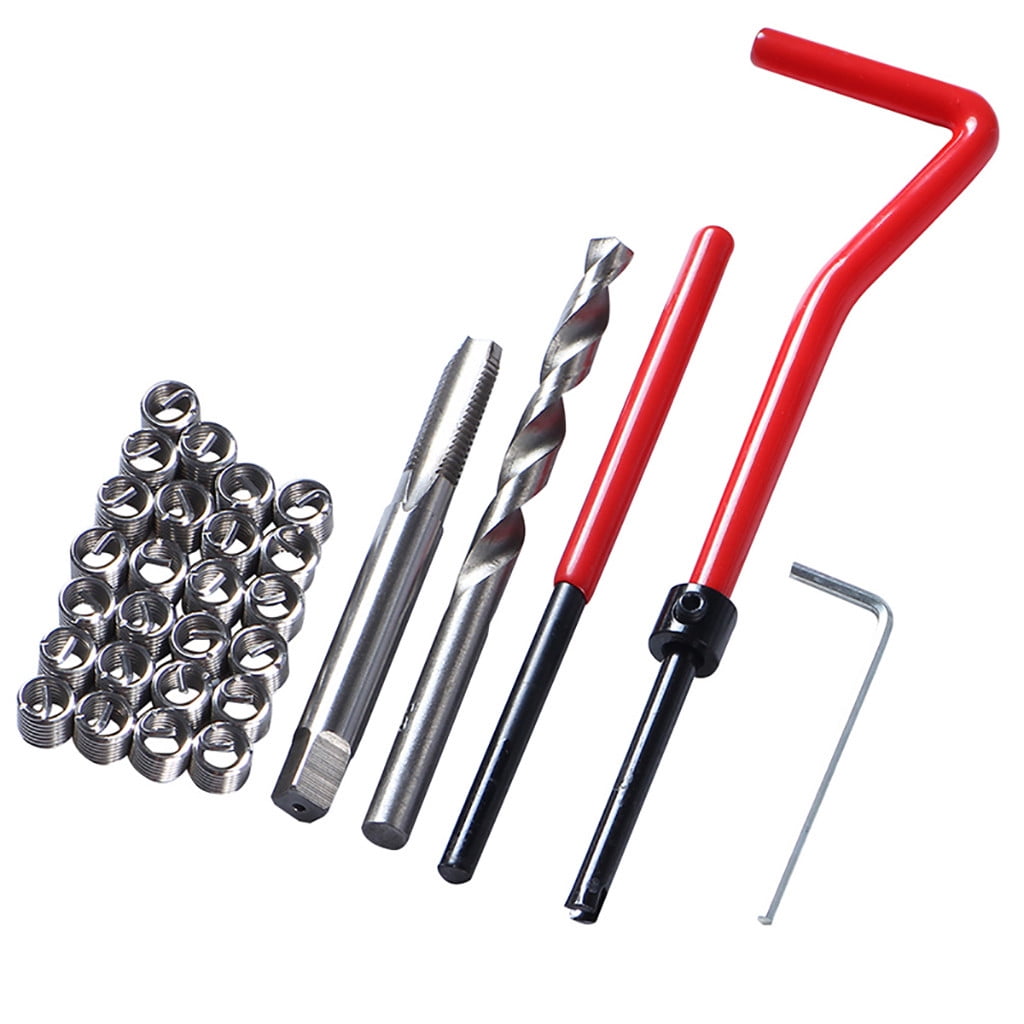 M6 Stainless Steel Wire Thread Insert Combination Tool Set Thread Repair Kit for Industrial Repair Thread Repair Kit 