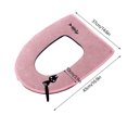 thumbnail image 2 of Muyoka Fundas para Asiento de Inodoro, Cojín/Almohadillas/Alfombra de Asiento de Inodoro Lavable con Calentador Suave con Cremallera, Cubierta de Asiento de Inodoro de Felpa Cómoda e Impermeable para Muyoka Hogar, 2 of 6