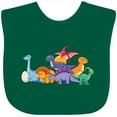 thumbnail image 3 of Inktastic Cute Dinosaurs Boys or Girls Baby Bib, 3 of 4