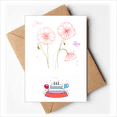 thumbnail image 1 of Flowers White Painting Happy Birthday Greeting Cards Envelopes Blank, 1 of 3