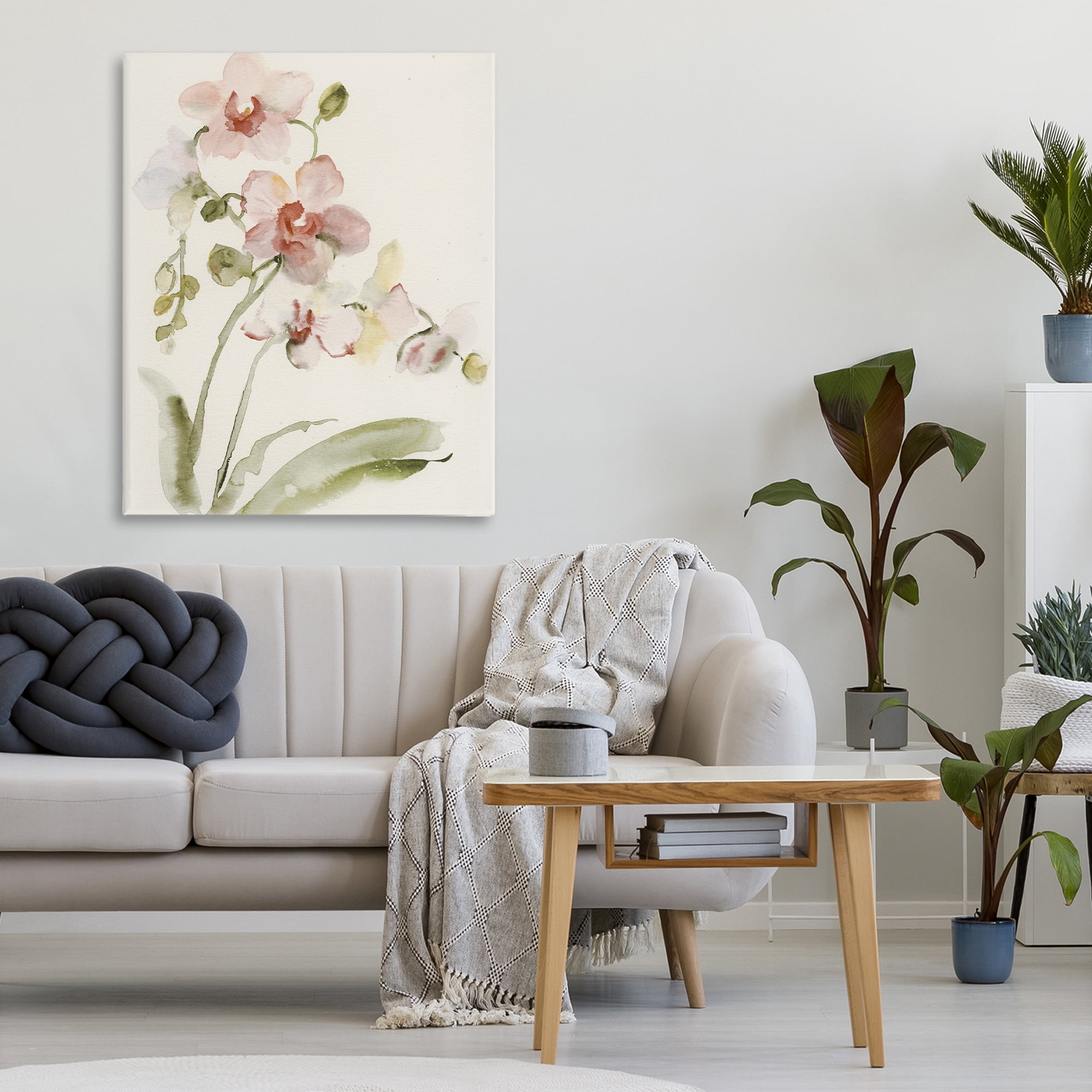Stupell Industries Gentle Pink Orchid in Bloom Canvas Wall Art, design by Victoria Barnes
