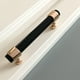 thumbnail image 2 of es de Puerta de Barra de Barra de Acrílico Perilla de Extracción de pequeña sala de Cajón Cepillado Rose Gold 121mm, 2 of 6
