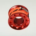 thumbnail image 3 of Baohd Dive Reel Professional Safety High Density Rope Lightweight Tech Spool with Snap Hook Swimming Accessories Equipment Red, 3 of 6