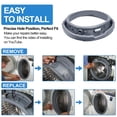thumbnail image 4 of Joint de Porte Rondelle Compatible avec Samsung WF393BTPARA/A2, 4 of 6