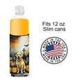 thumbnail image 2 of Carolines Treasures DAC2059MUK 0.25 x 6.5 x 4 in. Yellow Labrador Retriever Spooky Halloween Hugger for Ultra Slim Cans, 2 of 5