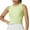 Green, variant on gbyLJF Fashion Tops For Women Trendy Tank Top High Neck Long Ribbed Tank Tops For Women Preppy Tank Tops
