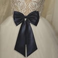thumbnail image 6 of yotijay Detachable Satin Bow Elegant Fashion Detachable Bow for Outfit Parties Dress Black, 6 of 9