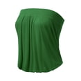 thumbnail image 2 of Doublju Wowen's Solid Natural Pleated Tube Top (Plus Size Available), 2 of 3