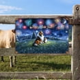thumbnail image 2 of Happy New Year Shetland Sheepdog Family Cheer Winter Midnight Firework Horizontal Metal Aluminum Sign Sheltie Dog Lover Gifts Wall Art Home Decor - 02025, 2 of 5