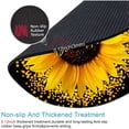 thumbnail image 4 of SUNENAT Round Mouse Pad, Sunflower and Butterfly Mouse Pad, Yellow Flower Mouse Mat, Inspirational Quote Be Happy Mousepad, Non-Slip Rubber Base MousePads for Office Laptop Computer, 7.9 x 7.9 Inch, 4 of 5