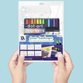 thumbnail image 3 of Leisure Arts Dot Art Landscape Coloring Sheets W/Markers, Dot Art, Marker Sheets, Art Activity Sheets, Book, Coloring Book, Markers Sheet, 3 of 7