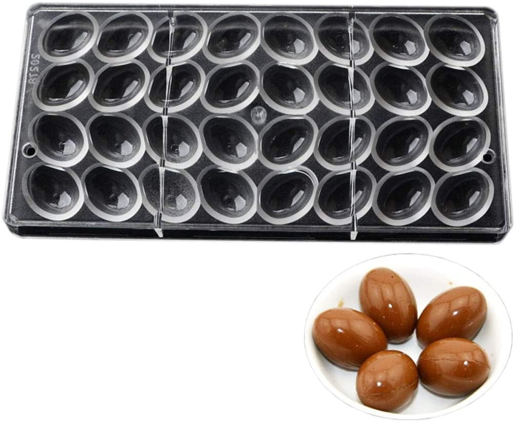 Polycarbonate Chocolate Mold DIY Candy Mould Clear Hard Plastic Bakeware Pastry Tools 11