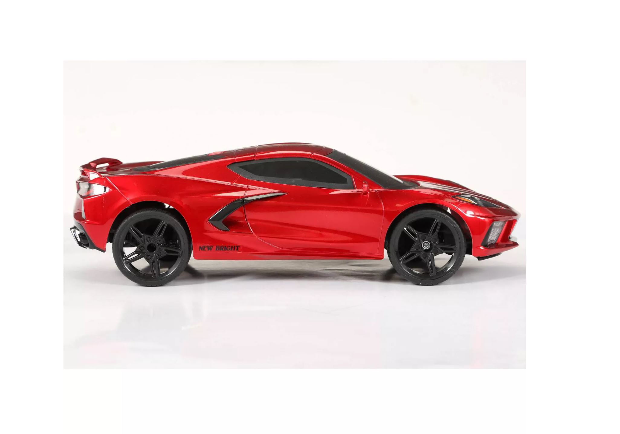 Bright 1 8 R/c Full Function USB Showcase Sportscar Corvette C8 Torch Red for sale online 