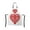 Red, variant on Apron Intricate Heart