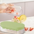 thumbnail image 4 of TIELUTT Food Grade with Lid Easy to Store Ice Tray Mini Pressable Acrylic Storage Containers Laundry Glass Containers for Organizing Fruit Storage Containers for Fridge Rice 25 Pounds Cute Stash Jar, 4 of 7
