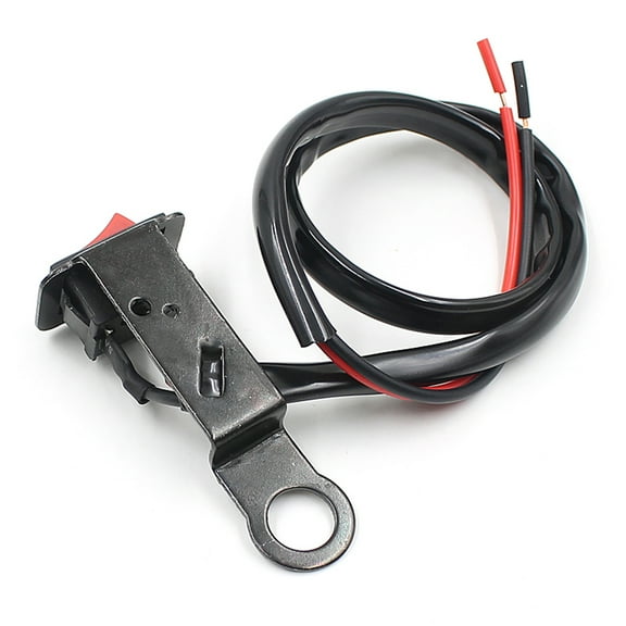 Rearview Mirror Wiring Harness on off Push Button Handlebar Motorcycle ATV Switch Accessory Hazard Light