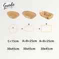 thumbnail image 4 of Clear Cellophane Bags Large, 50pcs 30x45cm Big Cellophane Wrap For Gift Basket, 4 of 7