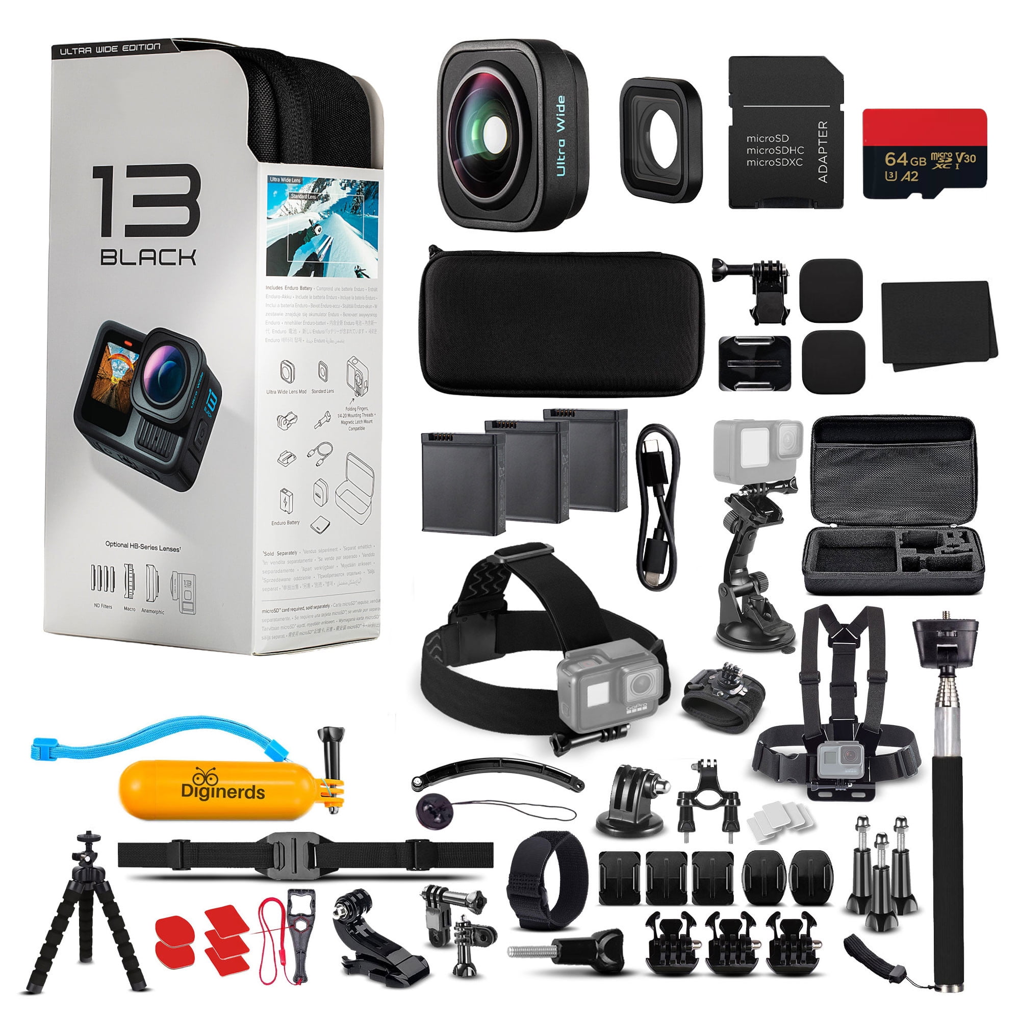GoPro HERO11 Creator Edition, Waterproof Action Camcorder